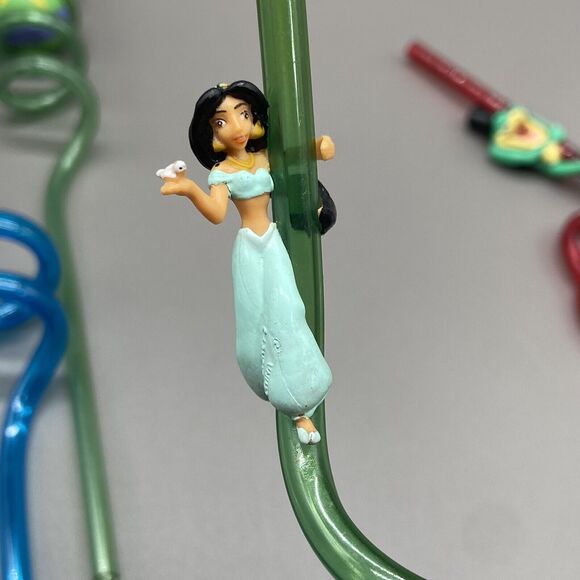 Vintage Crazy Twisty Straws Lot of 5 Disney Warner Bros Applause 90s Rugrats - Picture 9 of 16